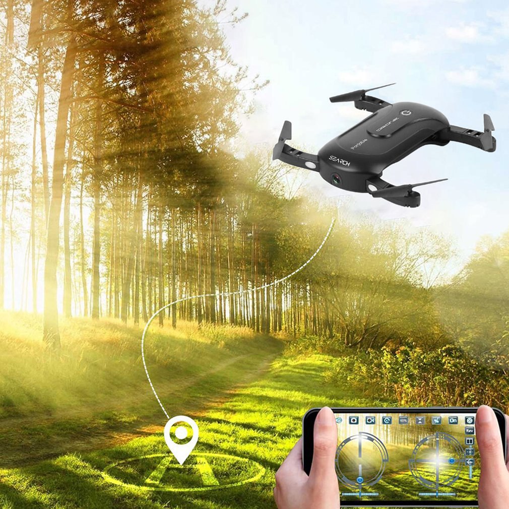 Flymodel fire-akset fly folde drone hd wifi billede transmission mobil fjernbetjening legetøj fly model