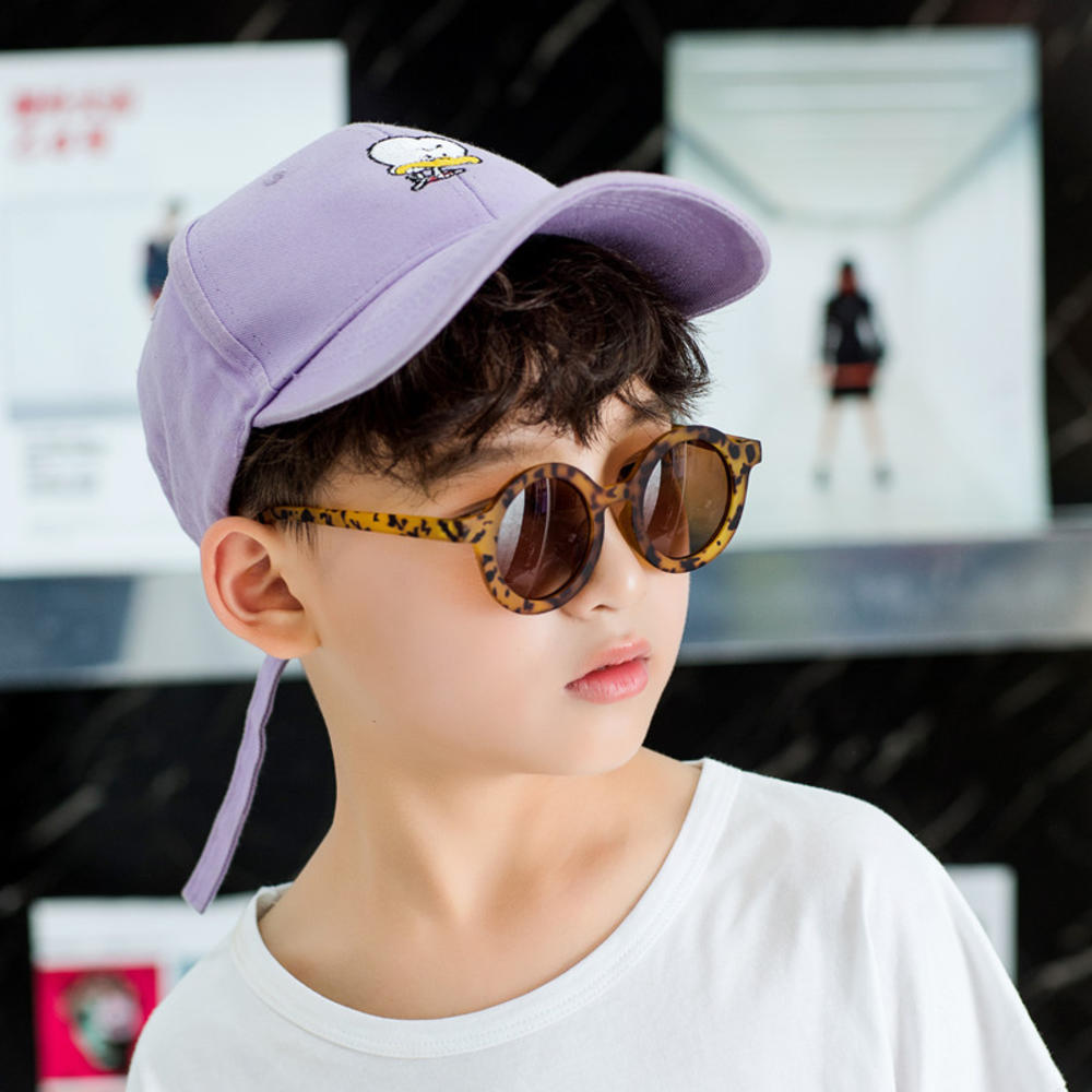 de tendencia, gafas de sol Retro de calle redonda para niños, gafas de sol para exteriores, protección solar con espejo para niñas, nuevas gafas de sol Vintage