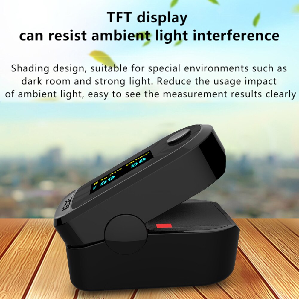 Digital Fingertip Pulse Oximeter TFT Display SpO2 Blood Oxygen Sensor Saturation oximetro de dedo pulsioximetro Finger Oximeter