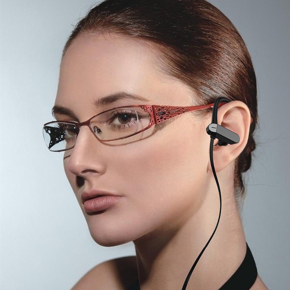 SOONHUA miękkie słuchawki z zaczepem na ucho bas radiowy kabel słuchawkowy sterowany 3.5mm wtyczka słuchawka do ipoda Laptop PS Vita z torbą OPP