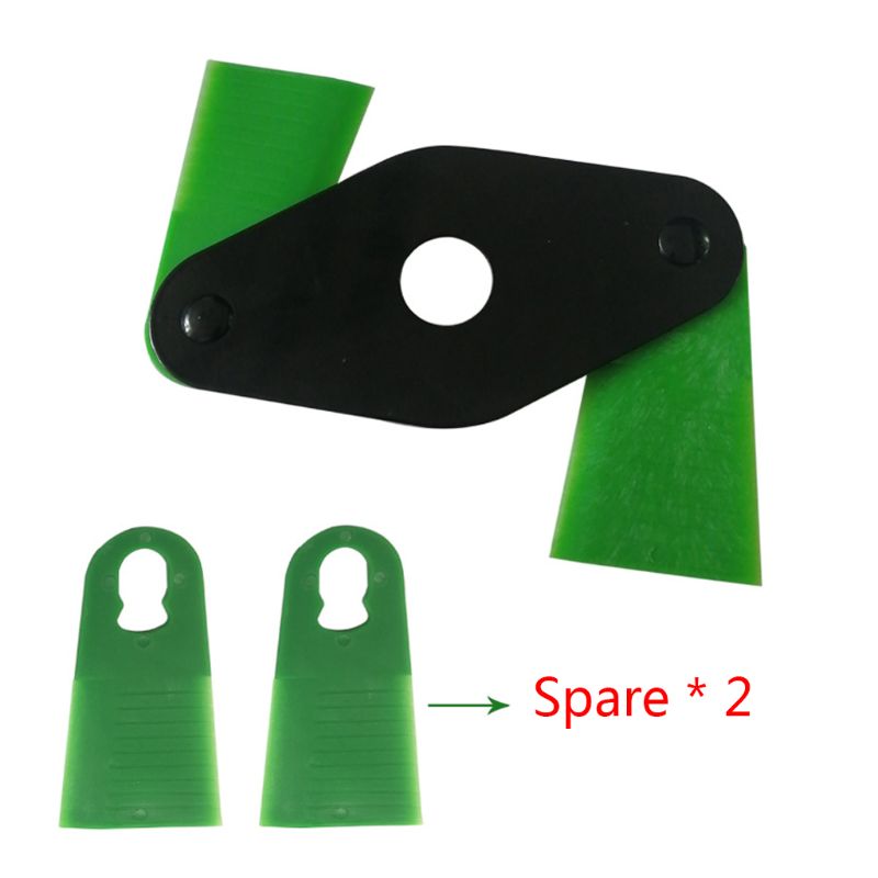 2 Teeth Blade Garden Lawn Mower Leaves Leaf Trimmer Head Cutter Cutting Disc