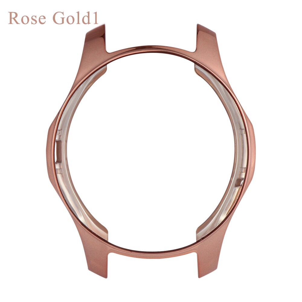 Capinha para samsung gear s3 frontier galaxy watch 46mm tpu macio all-around capa protetora para pára-choques caso quadro bordas ao redor: 4 / 46mm