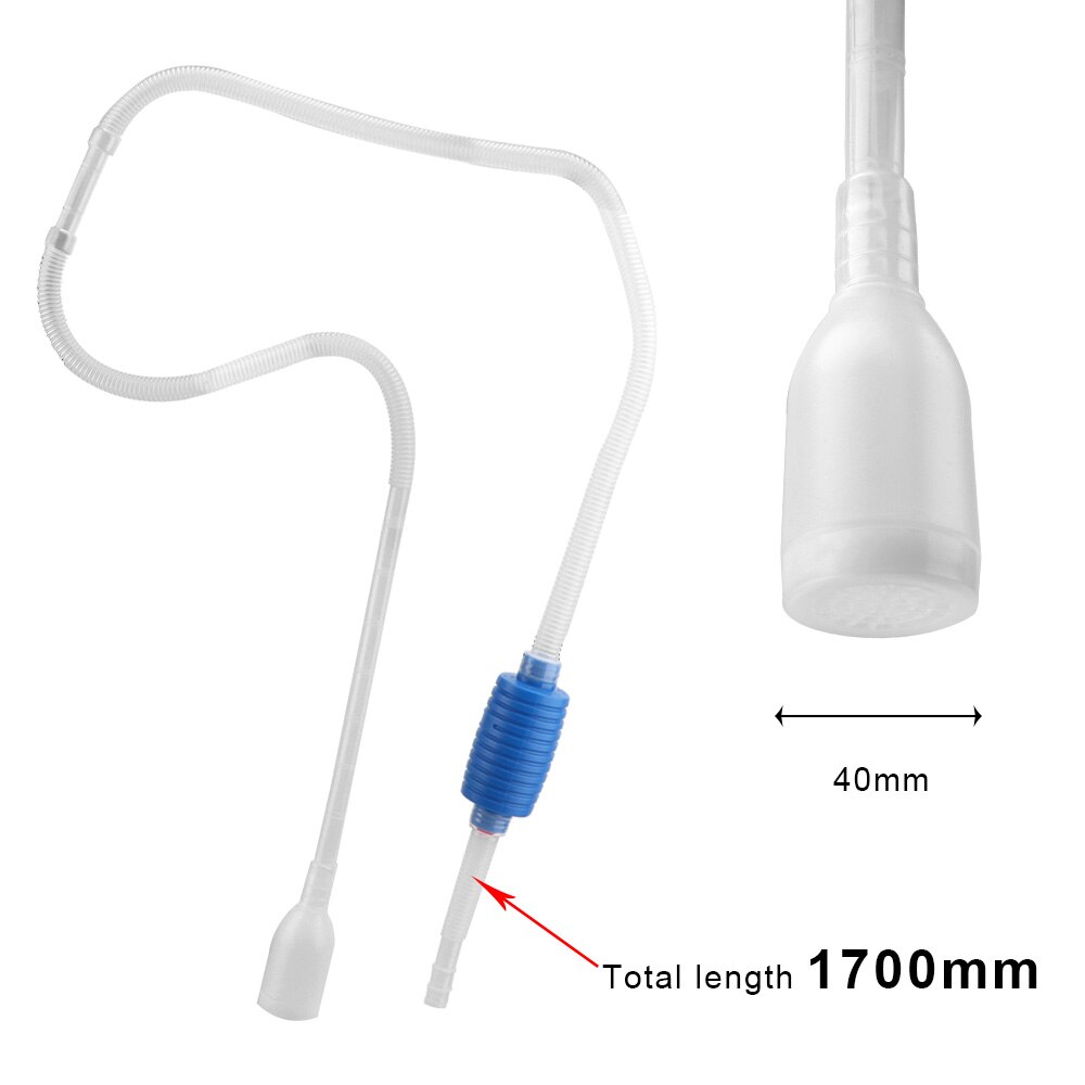 HOOMIN Changing Water Pump Vacuum Waste Remover Aquarium Fish Tank Pipe Filters Tools Gravel Cleaner Tool