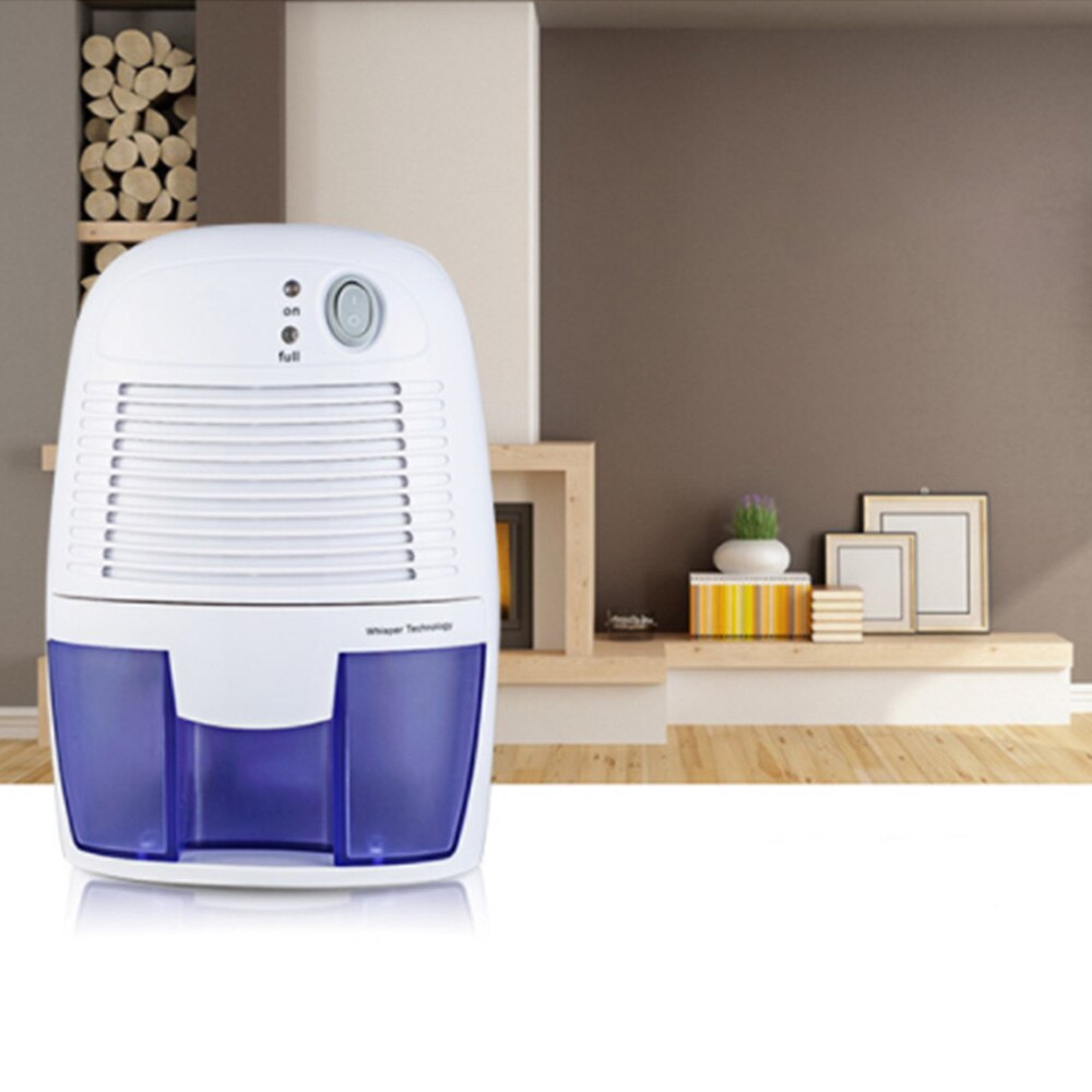 Mini Dehumidifier Air Dryer Moisture Absorber Electric Cooling Dryer 500ML Low Noise Cabinet Dehumidifier