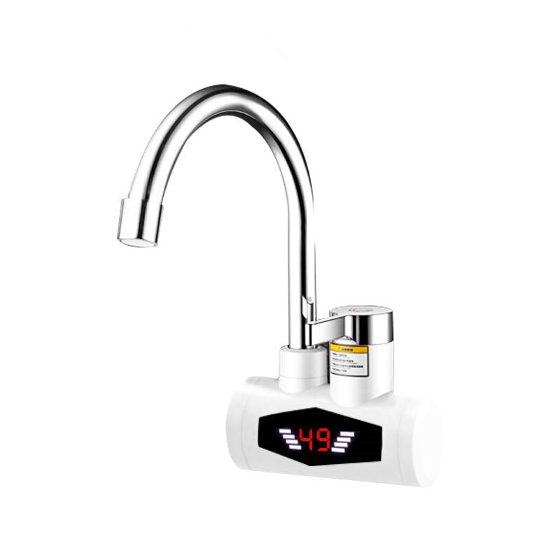 Rx -015-6x,3000w instant 360 ° draaibare elektrische kraan warmwaterboiler roestvrij staal onder instroom led display: Recept -015-8c