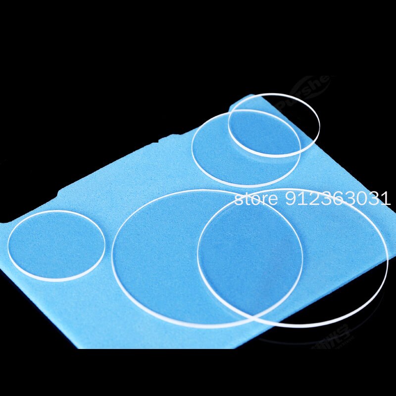 Quartz glass sheet JGS1 high temperature resistance, acid and alkali resistance, ultra-thin, round glass sheet