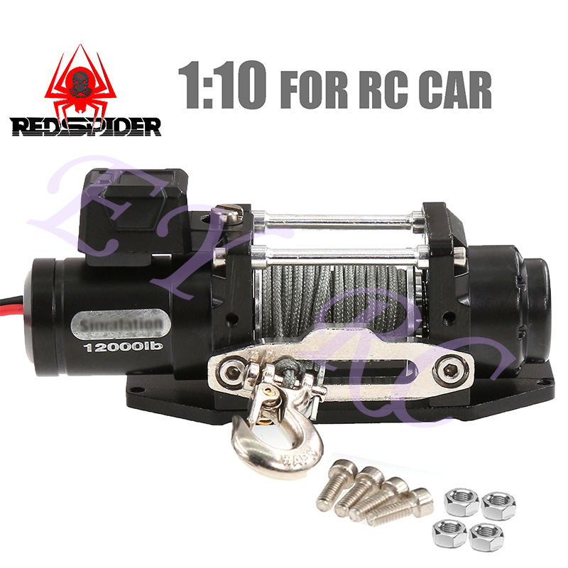 EY RC1/10 RC Crawler Metal Winch for Heavy Duty Electric Winch with Remote | Waterproof Upgraded Parts