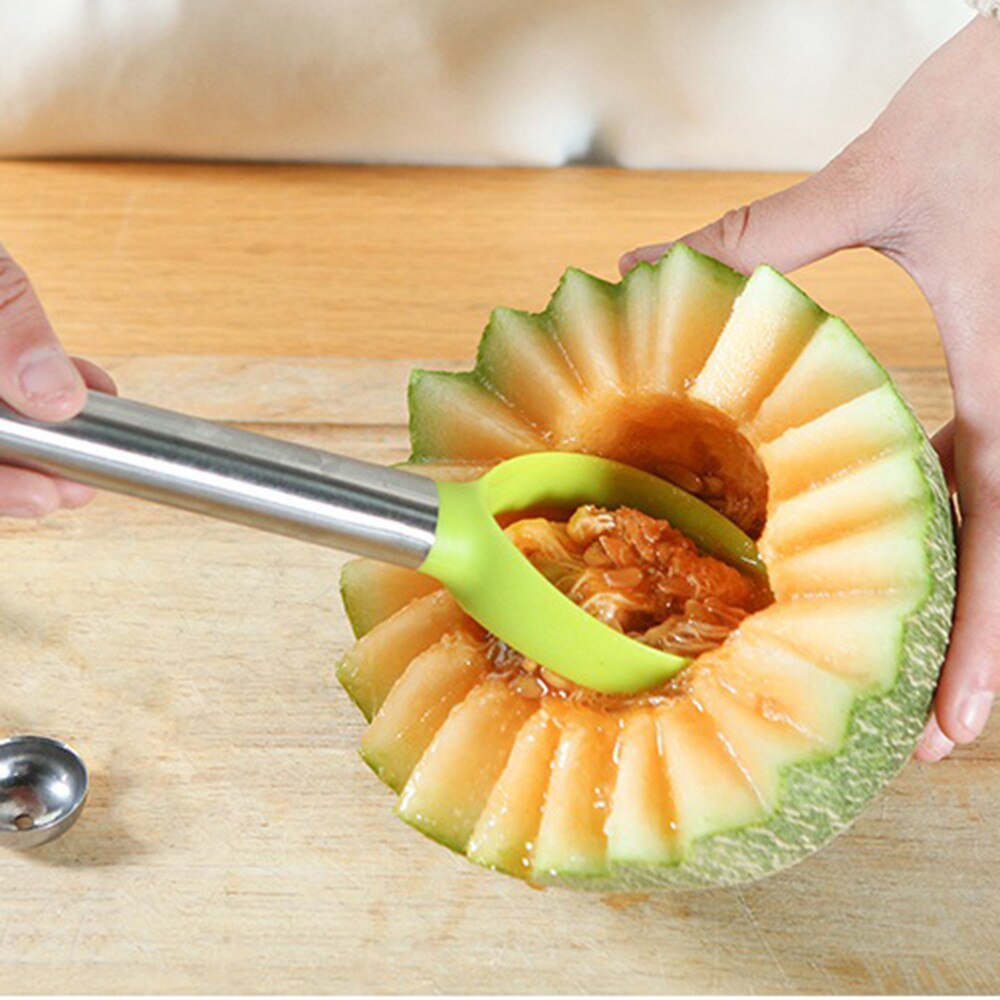 Food Carving Watermelon Tool Set Of Three Watermelon Baller Carving Seed Remover Fruit food carving knife watermelon knife