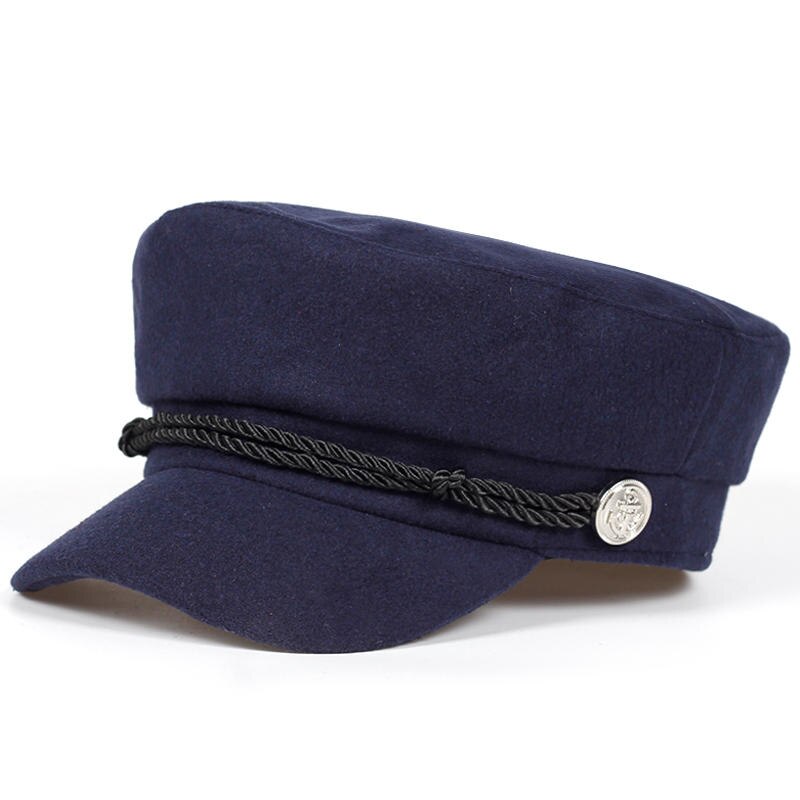 de ! Boina azul marino para hombre y mujer: Navy blue