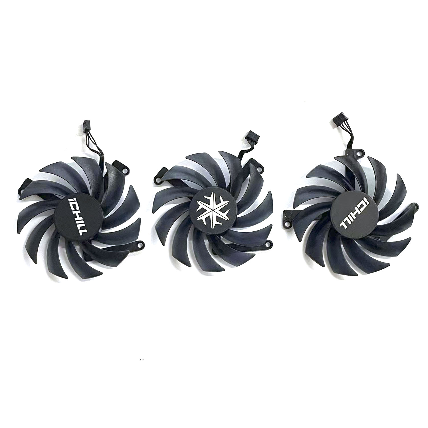 85MM 4PIN CF-12915S RTX3060 RTX3070 GPU wentylator dla innost3d Geforce RTX 3060 3060TI 3070 3070 TI Ichill X3 wentylator chłodnicy graficzny: Srebrny