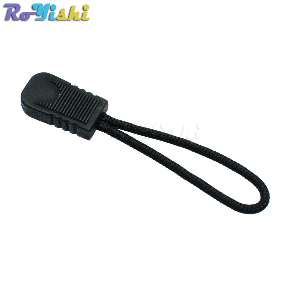100pcs/pack Zipper Pulls Cord Rope Ends Lock Zip Clip Buckle For Clothing/Bags