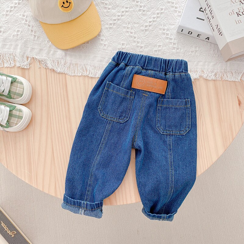 WISREMT Kinder Haremshose – Baumwolle-Leinen, Elastische Taille, Für 1–7 Jahre, Unisex