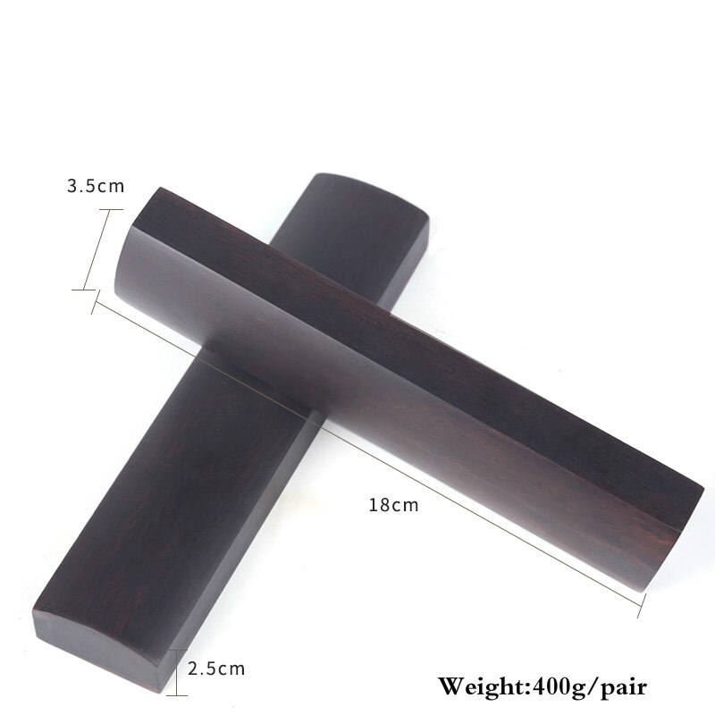 Klassieke Carving Ambachten Paperweights Effen Houten Paperweights Chinese Calligraphie Schilderen Speciale Paperweights Peso De Papel: B