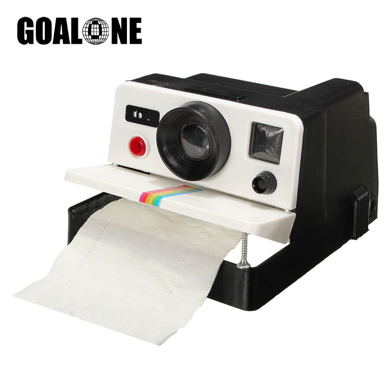 GOALONE Retro Camera Toilet Paper Holder Plastic Toilet Tissue Box Paper Roll Holder Dispenser Household Bathroom Accessories