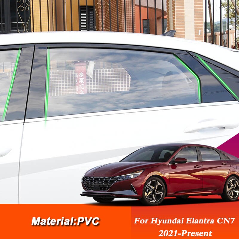 6 Stuks Voor Hyundai Elantrta CN7 Sedan Auto Styli... – Grandado