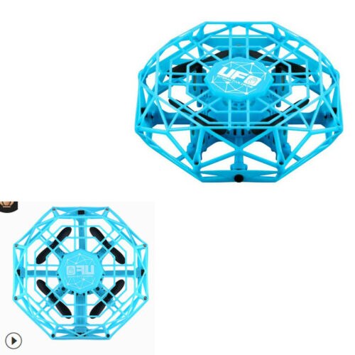 Mini Drone Quad Induction Levitation UFO LED Light USB Charging Kids Toy RC Airplanes