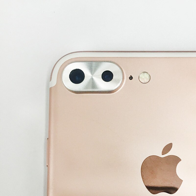 Metalen bumper camerabeschermer voor iphone 7 plus camerascherm lenskap voor iphone x metalen achterkant camerahoes xs max xr