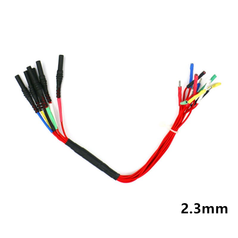 Hantek – câbles de dérivation universels HT306, 6 canaux, multifonctionnels, pour Diagnostic de voiture, 2.8mm, 0.6mm, 1.5mm, 2.3mm