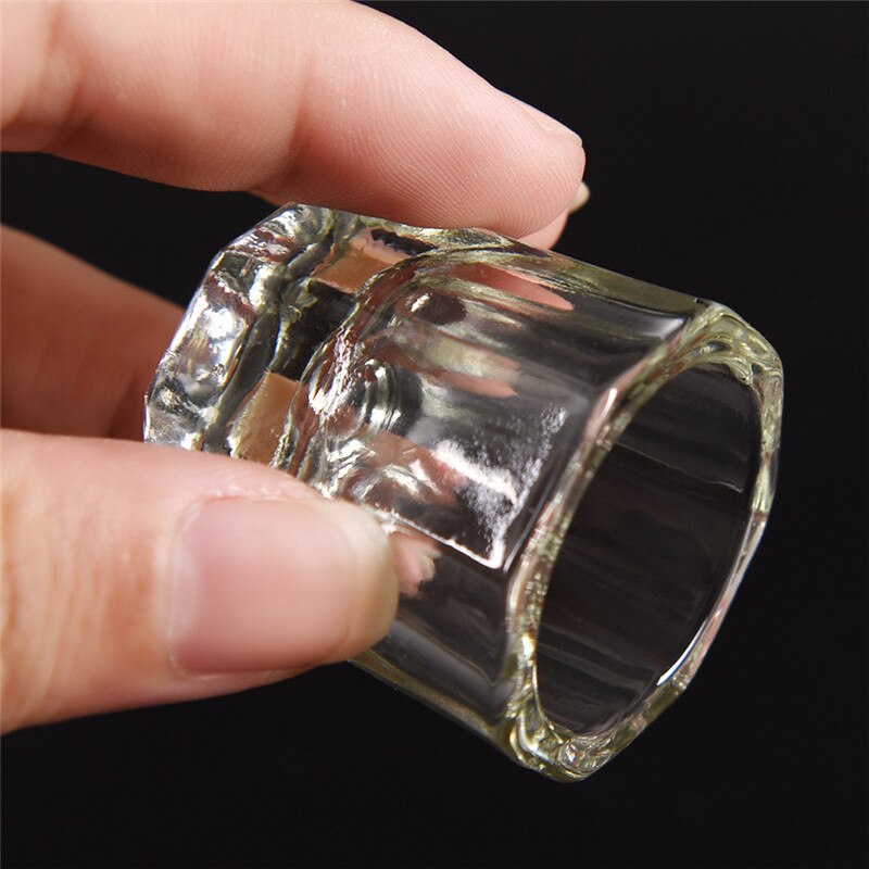 1Pcs Transparent Acrylic Liquid Glass Acrylic Powder Dappen Dish Crystal Glass Cup For Acrylic Nail Art Clear White Color