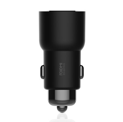 Xiaomi ROIDMI 3S Bluetooth 5V 3.4A cargador de coche reproductor de música FM aplicación inteligente para iOS/Android + Roidmi soporte de Coche magnético: 3S black