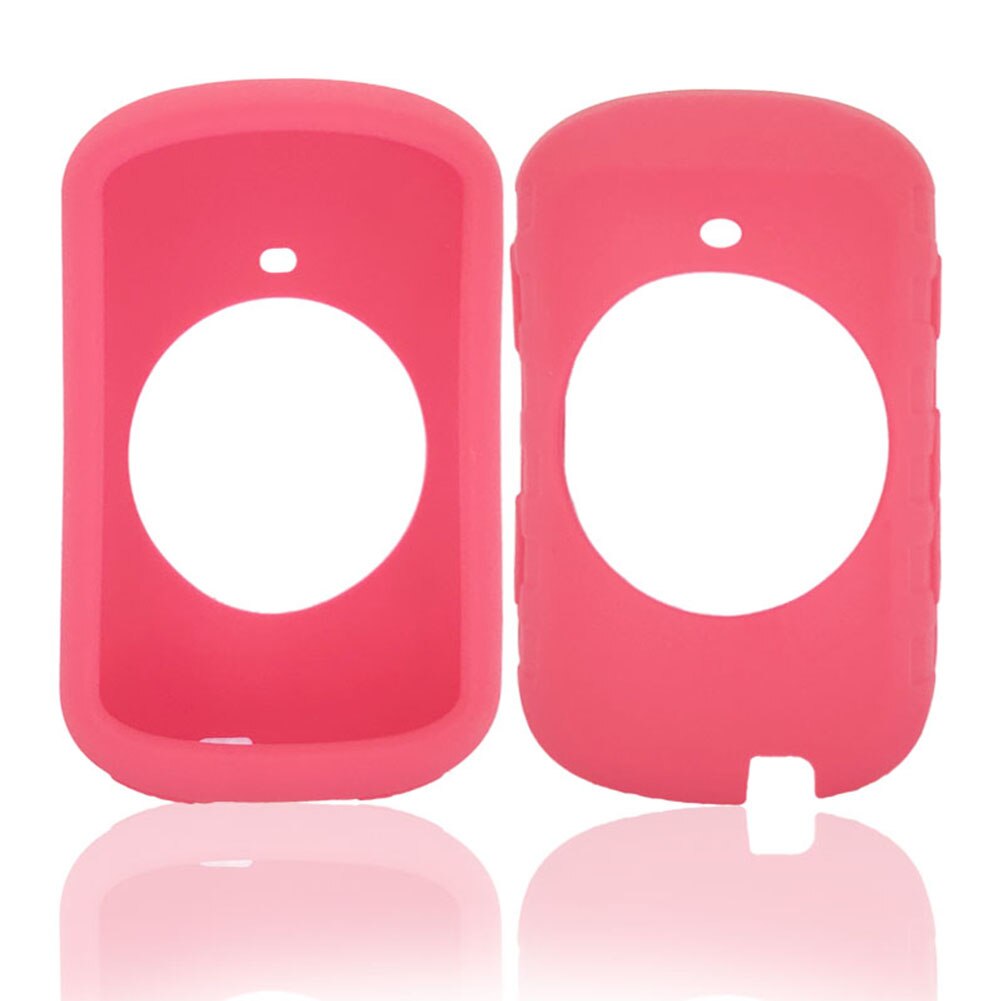 Protector de pantalla de silicona blanda para Garmin Edge 530, funda elástica de reemplazo para ordenador de bicicleta: Rojo