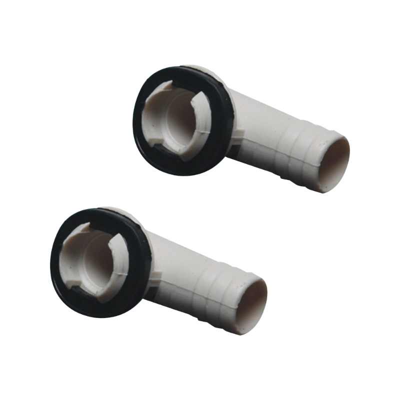 Conector de manguera de drenaje de aire acondicionado, herramienta acodada, accesorio de salida de agua, 2 uds.: YELLOW