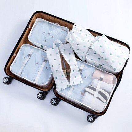 Organizador Para Guardar Roupa Mala wodoodporna torba podróżna akcesoria Para organizator Ropa zestawy walizek torba podróżna Koffer: 5