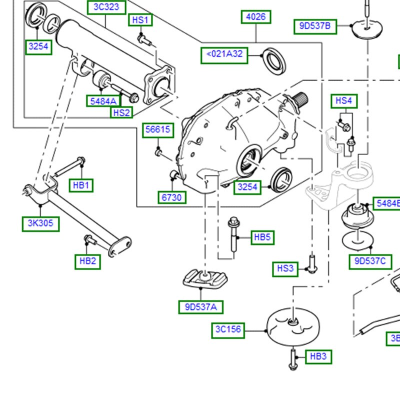 Front differential bracket ran ger ove rsp ort ran ger over2013- Strengthen to reduce resonance to eliminate abnormal noise