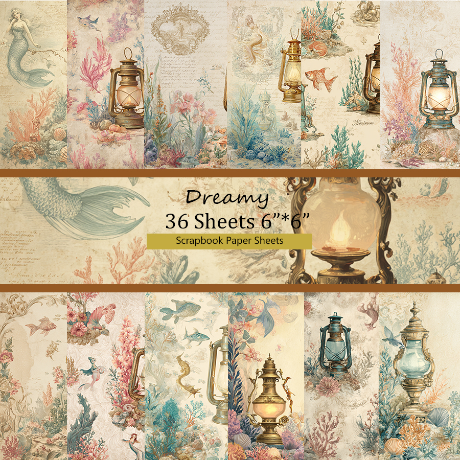 36 Sheets 6"x6" Scrapbook Paper Pack: Artful Craft Prints for Scrapbooking, Origami & Planner – Best-Selling DIY Decor Paper: 12