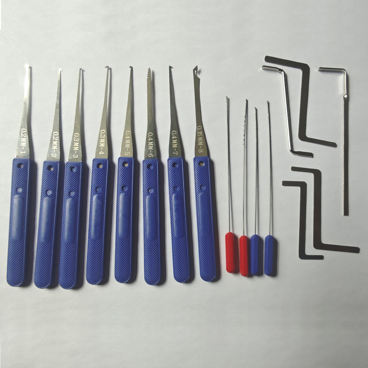 Locksmith Extractor Tools Kit Broken Key Remove Tool Set with Tension Wrench Tools for Family,Home Life Helper: Ivory