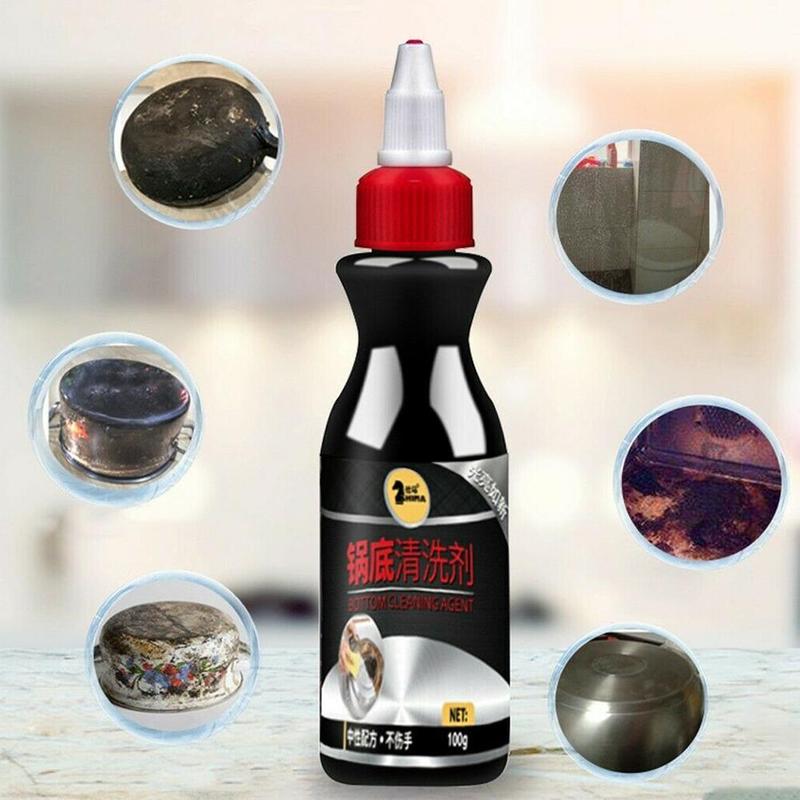 100G Wasmiddel Roest Remover Verbrande Vlekken Zwart Schaal Verwijderen Burn Stalen Bodem Cleaner Roest Roestvrij Huishoudelijke Artefact Ki G0F8