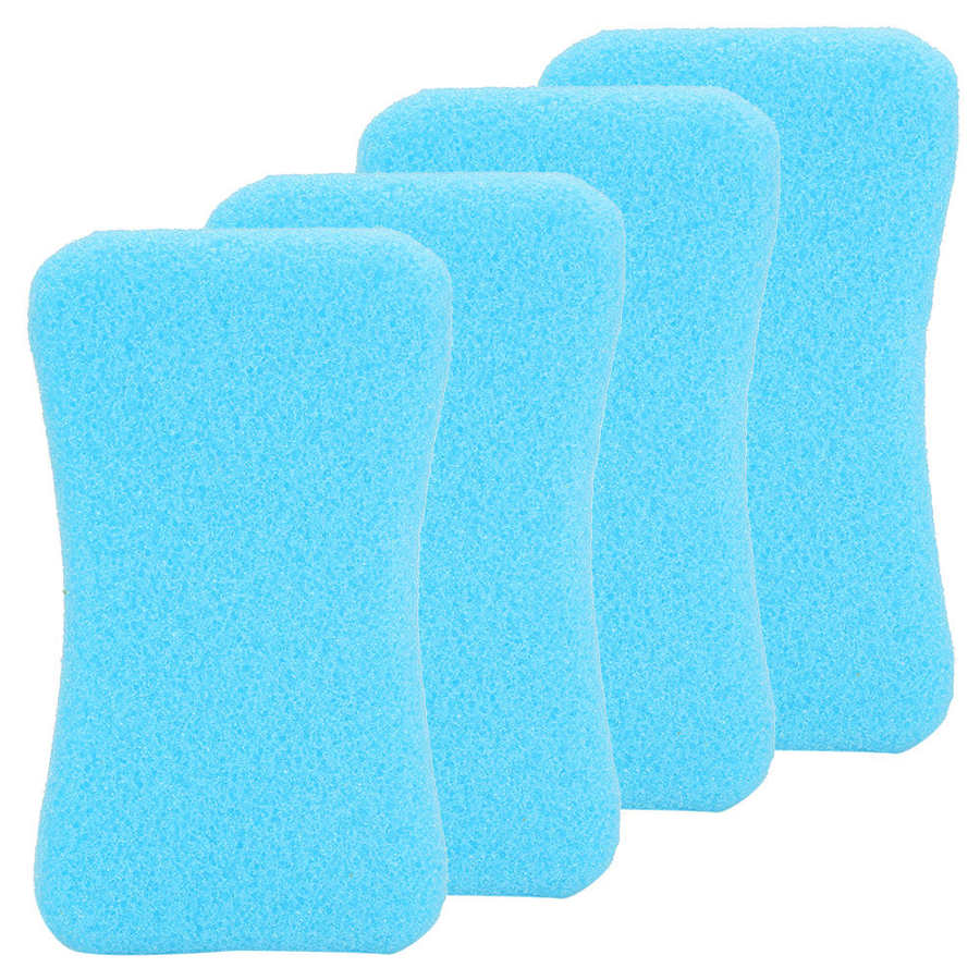 4Pcs Eelt Exfoliëren Steen Voeten Care Puimsteen Voeten Hard Skin Verwijderen Pedicure Scrubber Voet Peeling Removal Tool: Blauw
