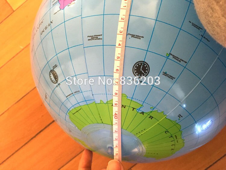 1 pc 25 CM Globe carte gonfler gonflable terre ronde monde enseignant ballon de plage géographie Illustration détaillée enseignement aide jouet PVC