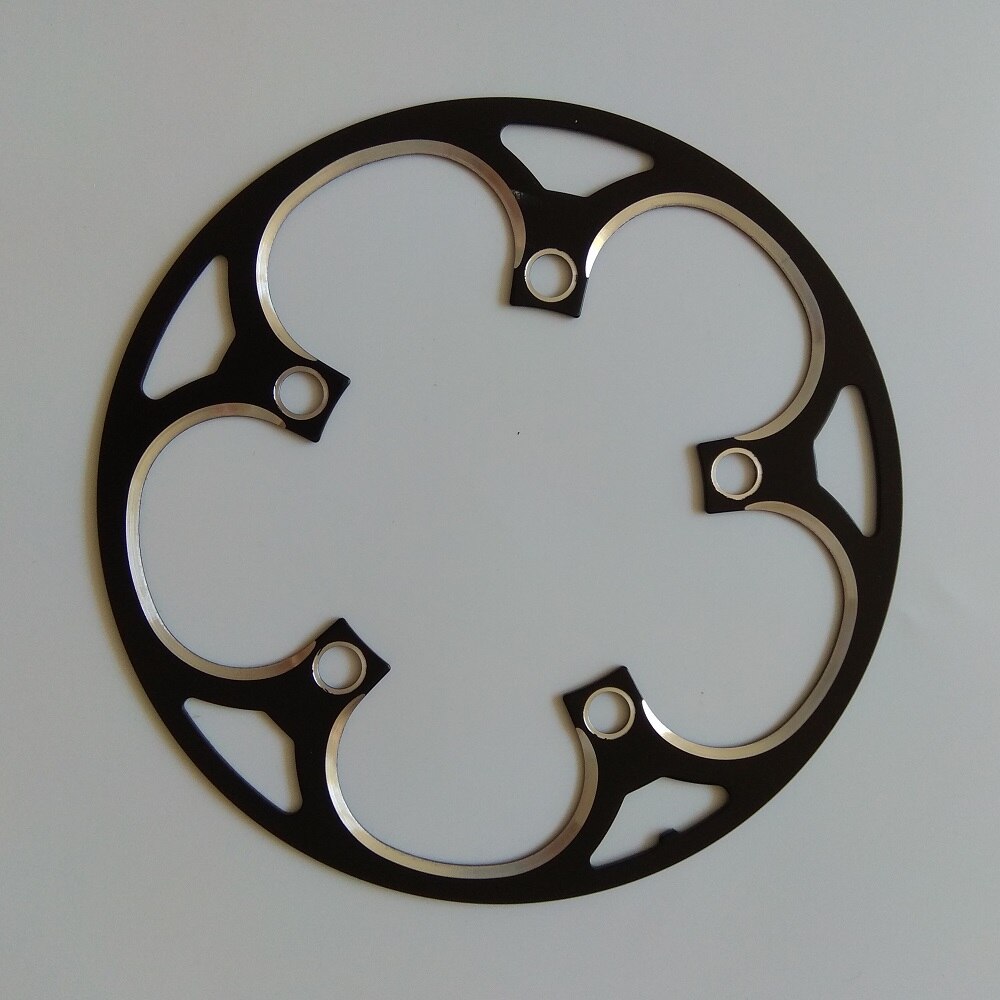 Folding bike Chain Cover 110 BCD Aluminum Alloy 34T 36T 38T 39T 42T 44T 46T 48T 50T 52T 53T Protect Support Chain Wheel Guard: 110 BCD 44T