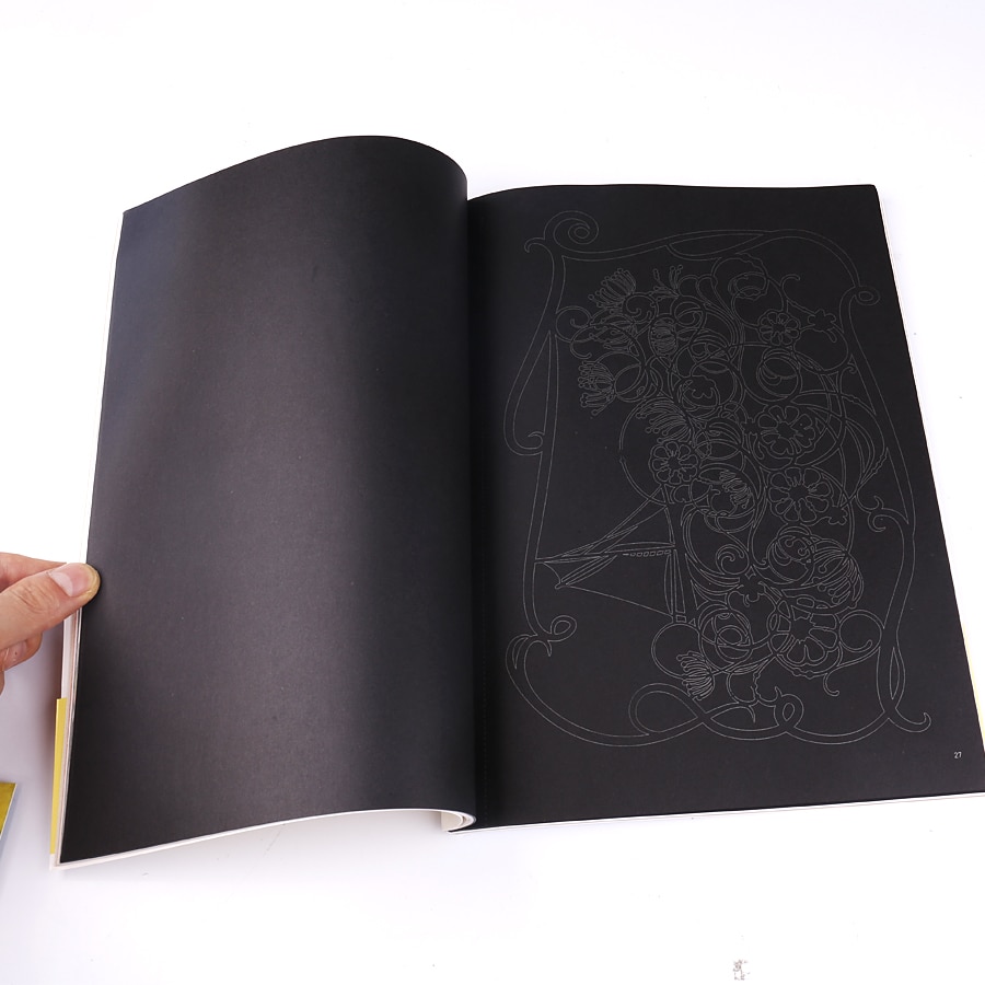 3PCS/Lot Korean Handmade Art Paper Cutting Book Paper-cut Engraving Artbook Cutting Set A4 (Cutting Mat/ Cutter/ Artbook)