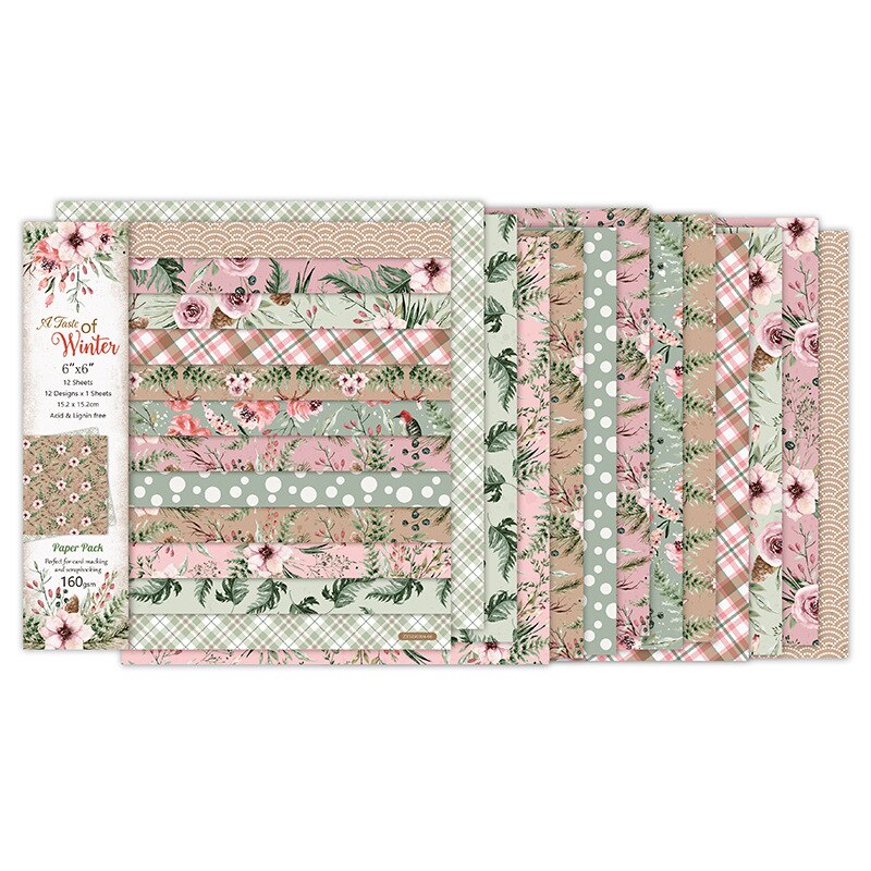 Papier de matériel rétro fleurs, 12 pièces/lot, papier décoratif pour Album journal intime, bricolage, Scrapbooking