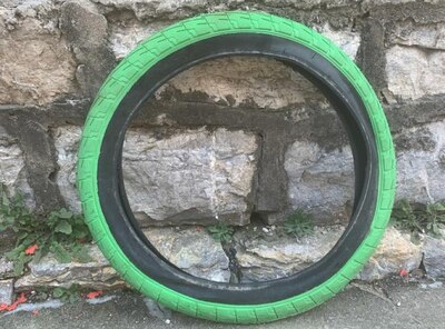 20 inch bmx bike tire 406 tire 20*2.4 bicycle tires colorful: YELLOW