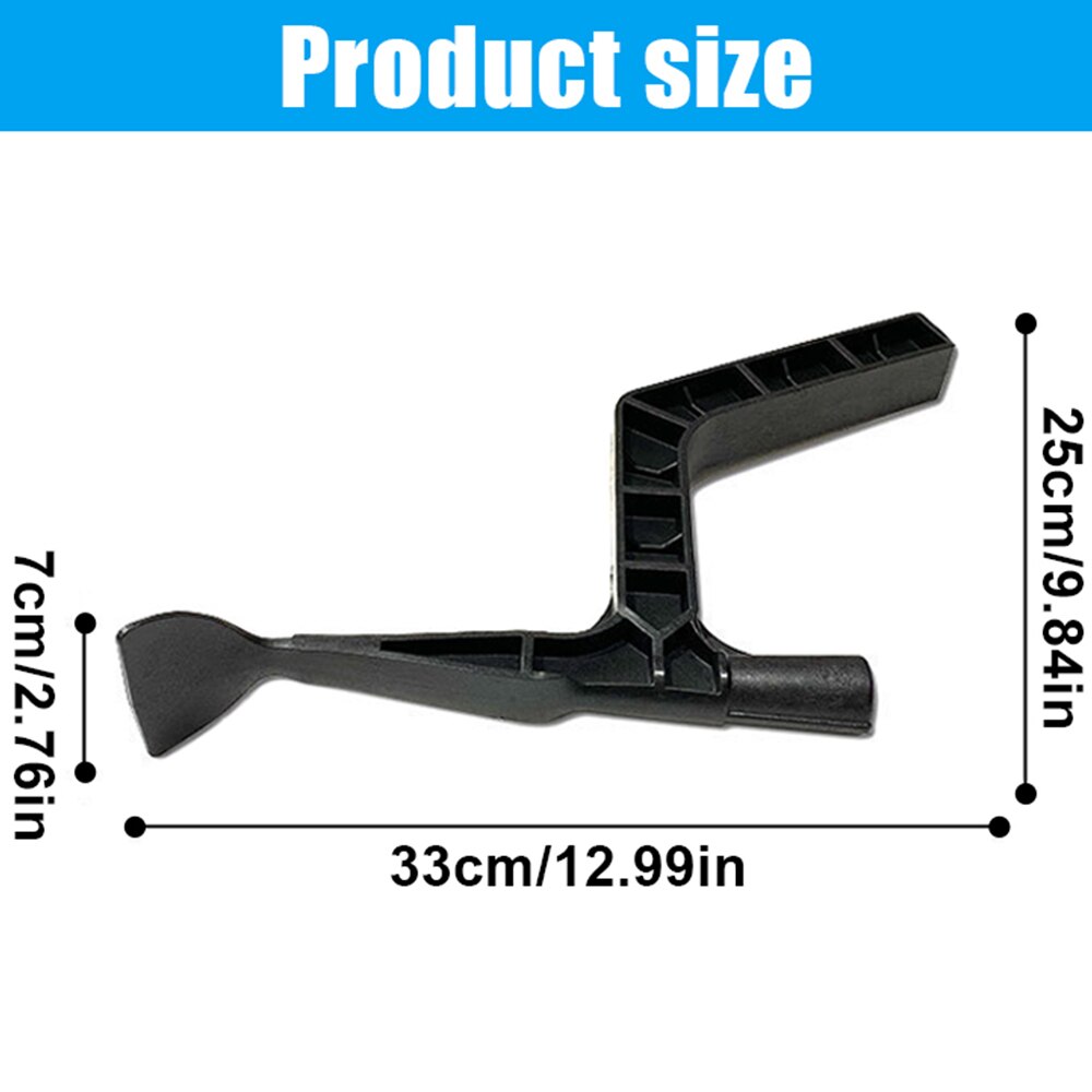 Plastic Gutter Leaf Cleaner Roof Hook Farm Garden Sewer Ditch Rubbish Cleaning Spoon Garden Hand Tools Gutter Cleaning Tool