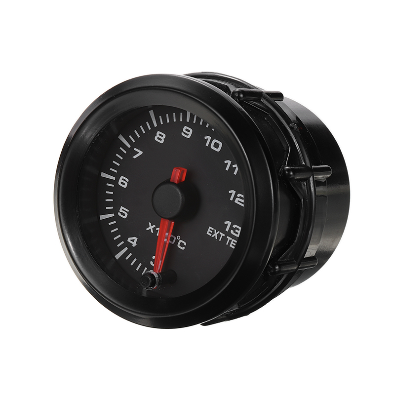 1pc 52mm wskaźnik temperatury spalin 7 kolor światła z funkcją szczytową 300-1300C EGT czujnik miernik miernik samochodowy akcesoria