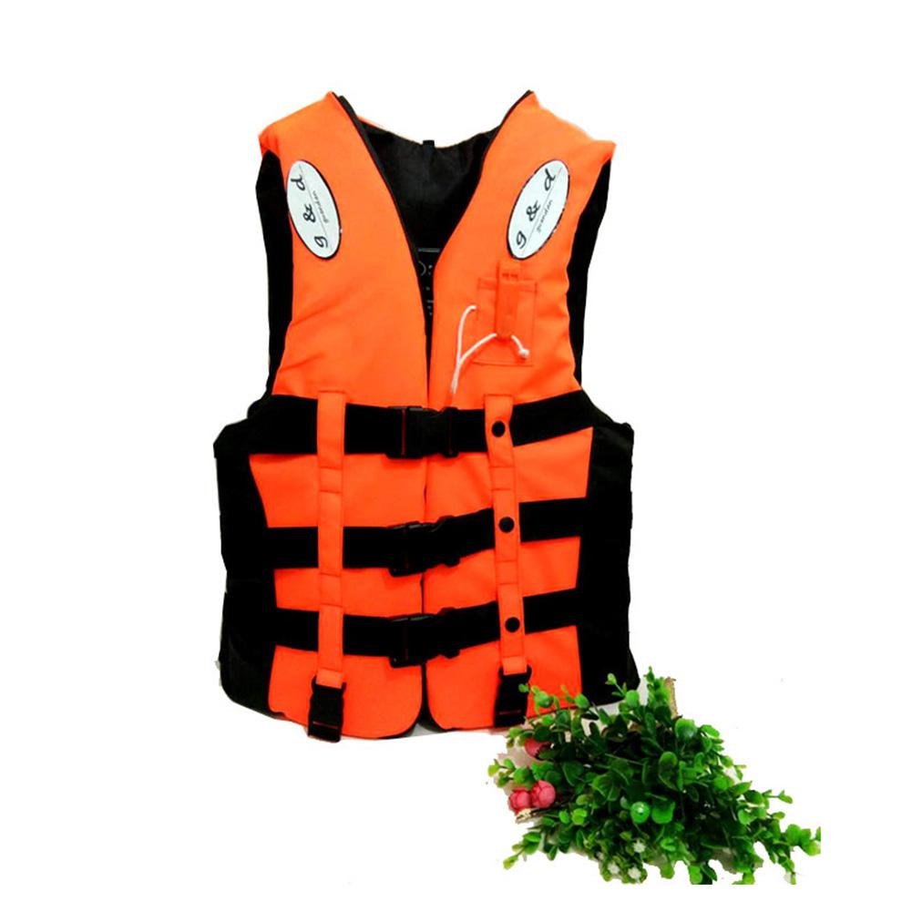 MeterMall Life Jacket Adult Swim Boating Vest Life Jacket Snorkeling Floating Swimming Surfing Water Sports Life Saving Jacket: Orange XL