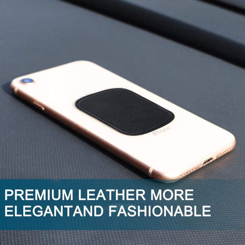 Universal Black Magnetic Disk for Car Phone Holder Metal Leather Plate Iron Sheets for Magnetic Air Vent Mount Car Stand Stand