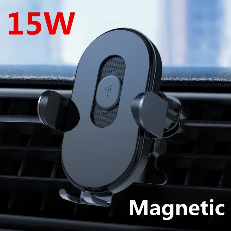 15W Magnetische Qi Auto Draadloze Oplader Voor Iphone 12 Auto Smart Scan Snelle Draadloze Oplader Houder Car Mount Voor samsung Xiaomi Etc