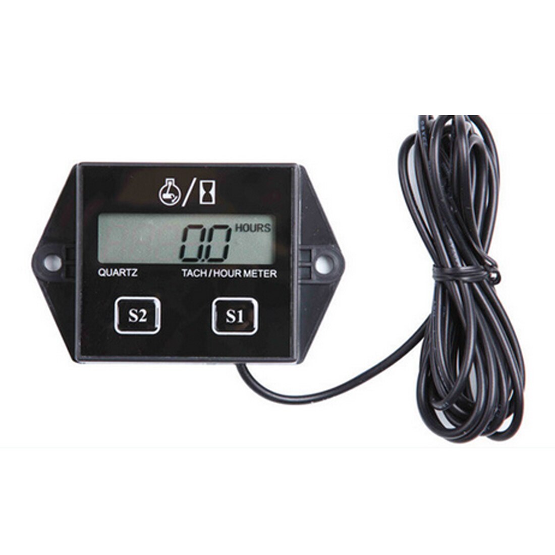 Digital Engine Tach Hour Meter Tachometer Gauge Inductive LCD Display For Motorcycle Motor Marine bike Boat Measuring Tools