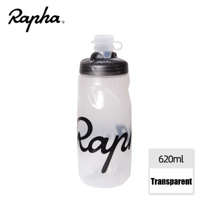 Rapha Fietsen Water Fles 620Ml Smaak-Gratis Bpa-vrij Plastic Camping Wandelen Sport Water Fles Lek-proof Squeezable Ketel: Transparent 620ml