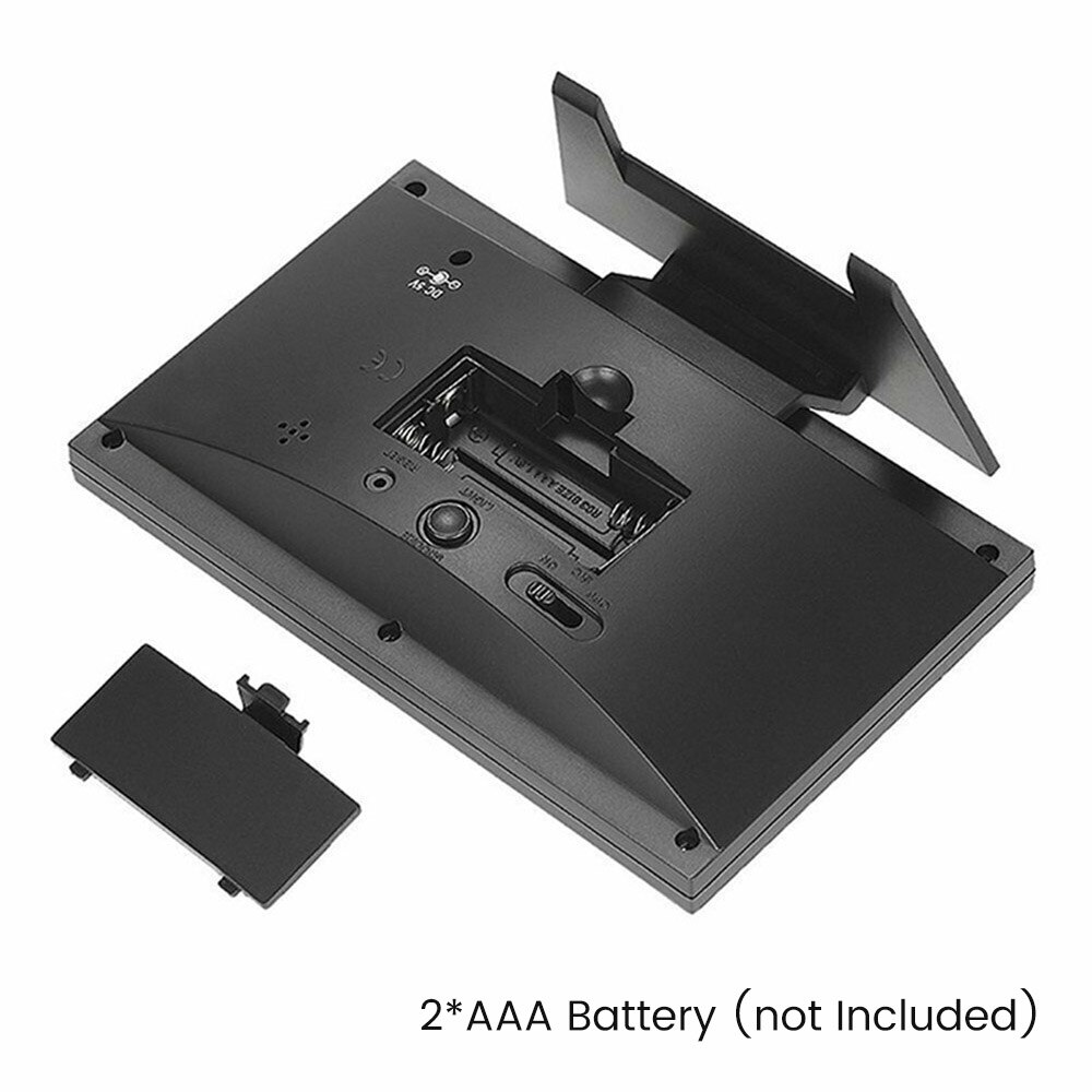 Intelligent Digital Clock LED Color Screen Alarm Clock Weather Display Calendar Alarm Electronic Temperature Home Clock