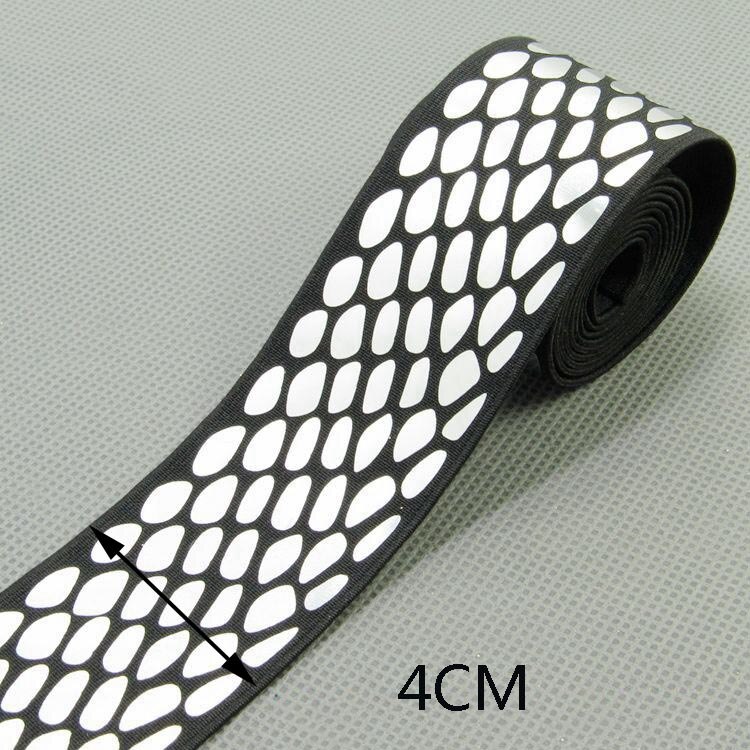 Goud Pailletten Elastische Band Kledingstuk Broek Reflecterende Stretch Elastische Omboordsels Linten Zachte Riemspanning Rubberen Band