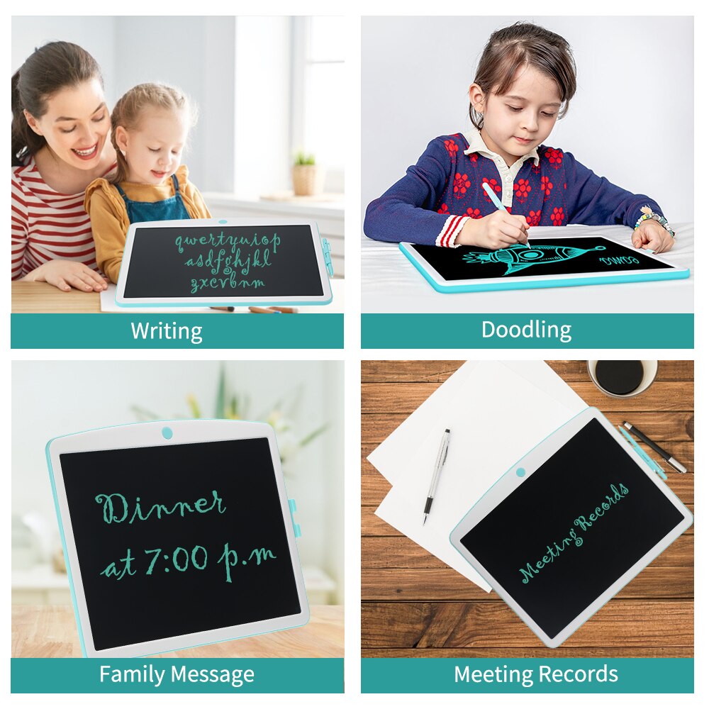 16 zoll LCD Schreiben Tablet mit Stylus Stift Löschen & Lock Taste Reusable Elektronische Digitale Zeichnung Bord Handschrift Pad