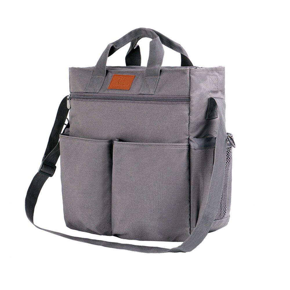 Baby Kinderwagen Tasche Universal- Mutter Paket Reise Hängen Wagen Organizer Windel Hängen Tasche Große Kapazität Kinderwagen Zubehör: C grau