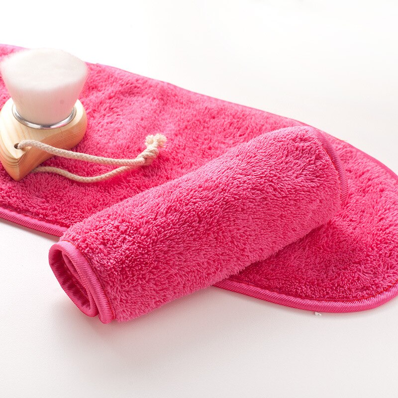 Genanvendelig mikrofiber ansigtsklud ansigtshåndklæde naturlig antibakteriel beskyttelse makeup remover 40*17cm rensende skønhedsvaskeværktøjer