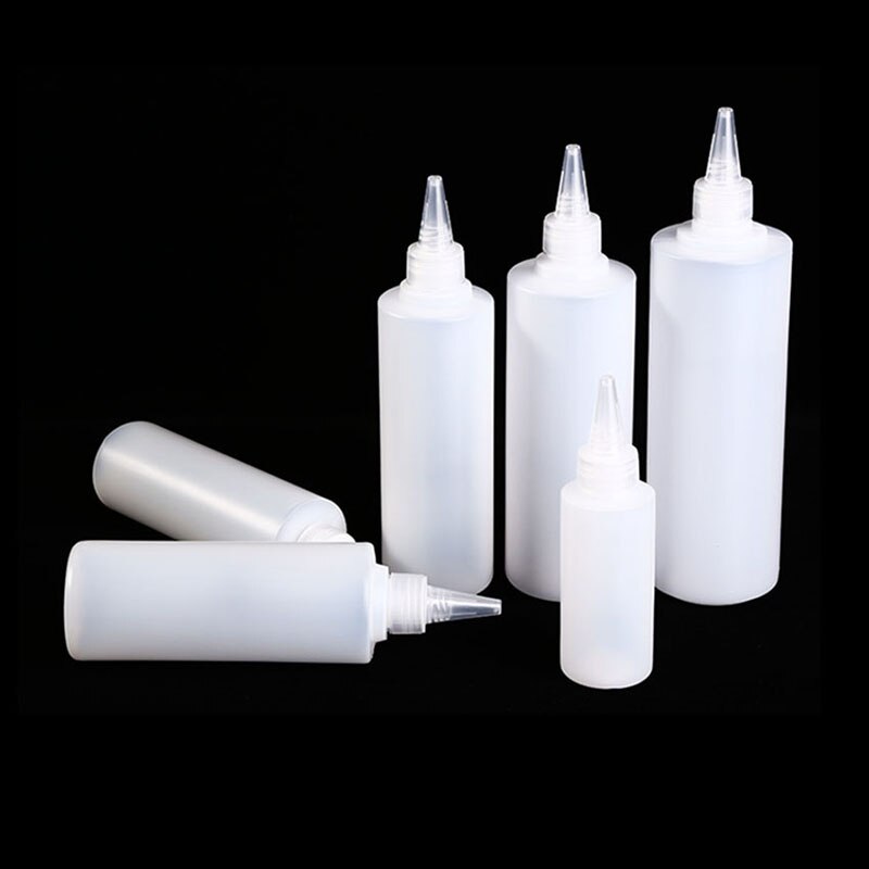 Squeezable Nachfüllbare Flaschen Tropfer Sonde Flasche Honig Gewürz Pigment Flaschen Flüssigkeit Container 100/200/250/300/400/500 ML